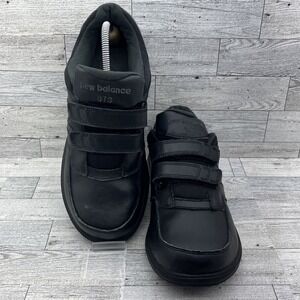 New Balance 813 Black Leather Comfort Hook Loop Shoes Sneakers MW813HBK Men 9 4E